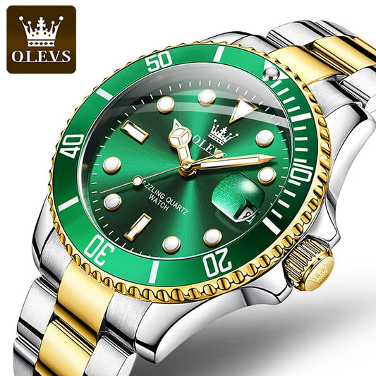 OLEVS Men's Waterproof Luxury Watch