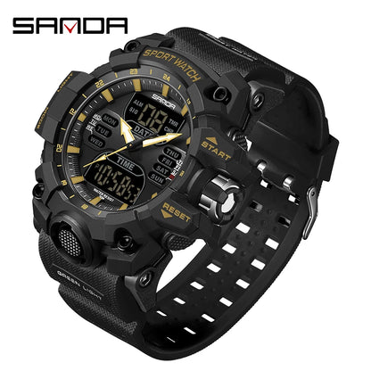 SANDA Luxury G Style Men's Electronic Watch