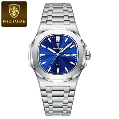 POEDAGAR Luxury Military Men's Waterproof Watch