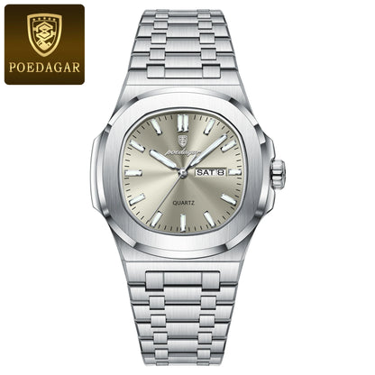 POEDAGAR Luxury Military Men's Waterproof Watch