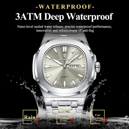 POEDAGAR Luxury Military Men's Waterproof Watch