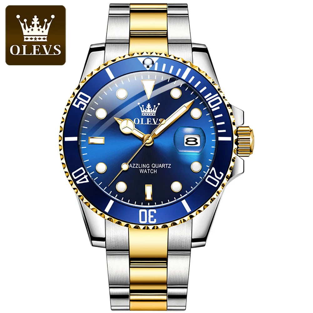 OLEVS Men's Waterproof Luxury Watch