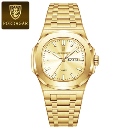 POEDAGAR Luxury Military Men's Waterproof Watch