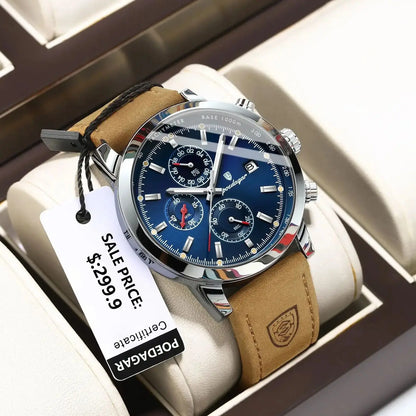 POEDAGAR Luxury Wristwatch for Man Waterproof