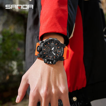 SANDA Luxury G Style Men's Electronic Watch