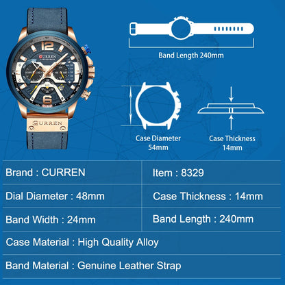 CURREN Casual Sport Watch