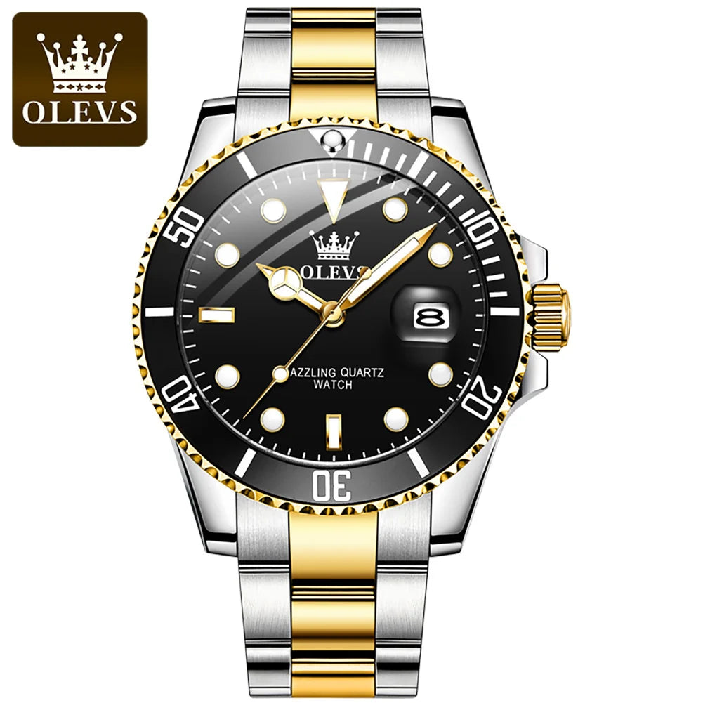 OLEVS Men's Waterproof Luxury Watch