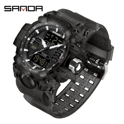 SANDA Luxury G Style Men's Electronic Watch