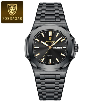 POEDAGAR Luxury Military Men's Waterproof Watch